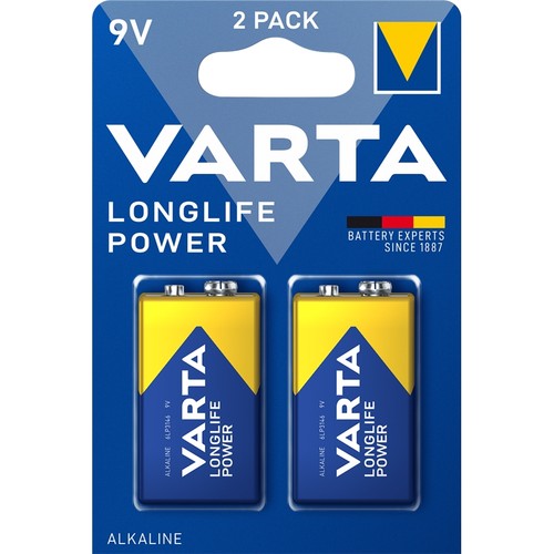 Batterie block 6lr61 - 2x, 9v-block