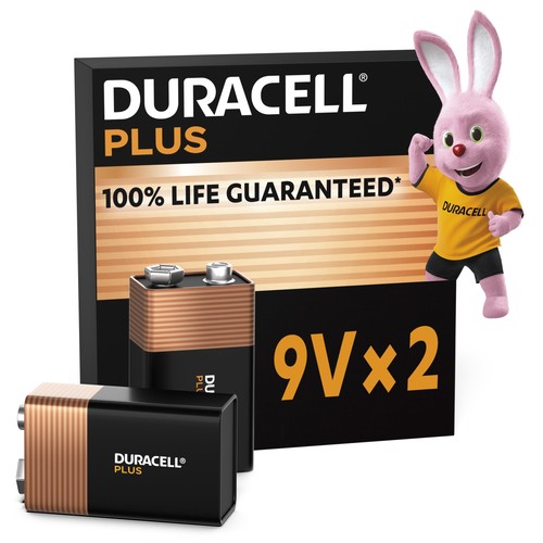 Duracell plus alkaline - plus, 9v