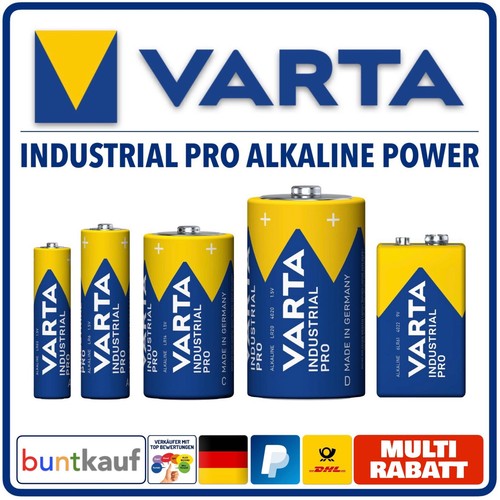 Varta alkaline industrial pro - varta,