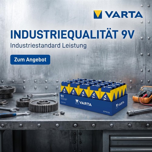 20x varta industrial pro - industrial,