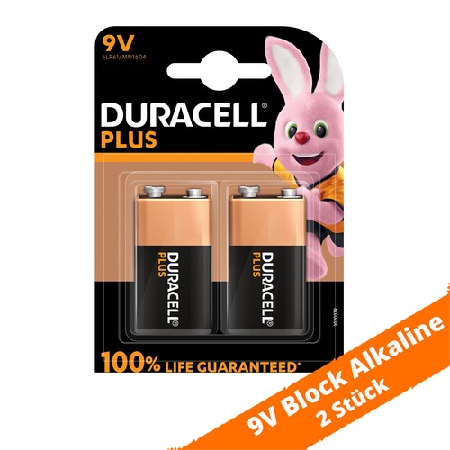 Duracell block plus - 9v-block,