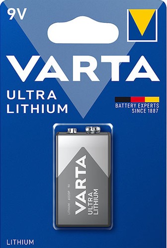 Varta ultra lithium 1er - lithium, 9v